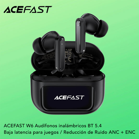 ACEFAST W6 Audífonos TWS con pantalla LED