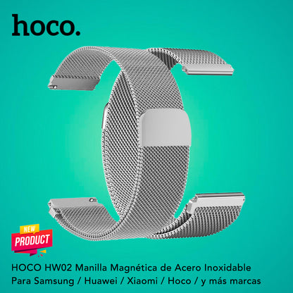 HOCO WH02  Manilla magnética de acero inoxidable
