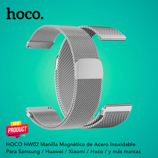 HOCO WH02  Manilla magnética de acero inoxidable