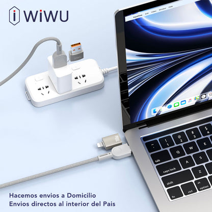 WIWU Raptor 4en1 Cable Tipo C a Tipo C / 100 Watts