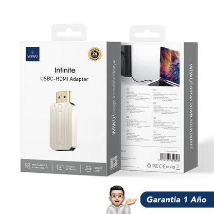 WIWU HB004 Adaptador Tipo-C a HDMI 4K
