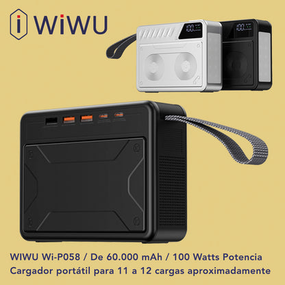 WIWU Wi-P58 de 60000 mAh Carga rápida 100 Watts