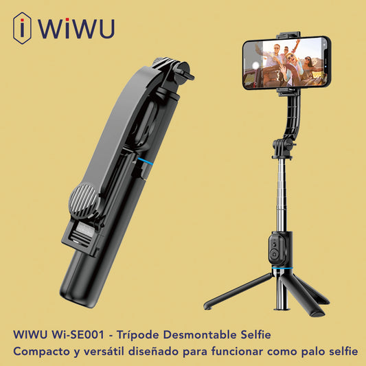 WIWU Wi-SE001 Palo selfie con trípode desmontable