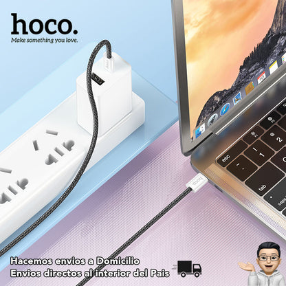 HOCO X104 Cable Tipo C a Tipo C / 60 Watts / 1 y 2 metros