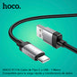 HOCO X117 Cable Tipo C a USB nuevo
