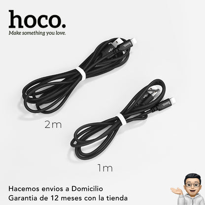HOCO X14 Cable USB A para iPhone / 12 Watts / 2 Metros