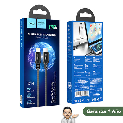 HOCO X14 Cable Tipo C para iPhone / 20 Watts / 2 y 3 metros