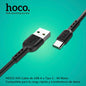 HOCO X33 Cable USB a Tipo C / 40 Watts / 1 metro