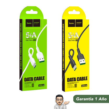 HOCO X33 Cable USB a Tipo C / 40 Watts / 1 metro