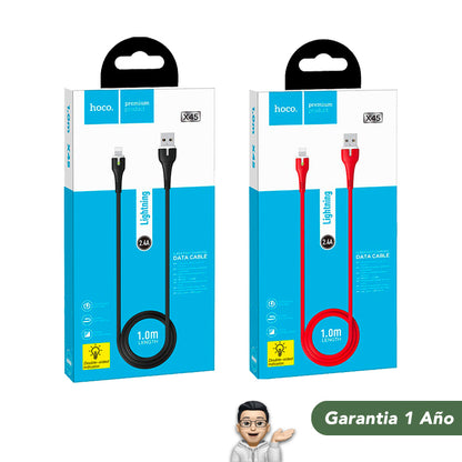 HOCO X45 Cable USB A para iPhone / 12 Watts / 1 metro