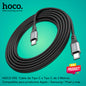 HOCO X92 Cable Tipo C a Tipo C / 60 Watts / 3 metros