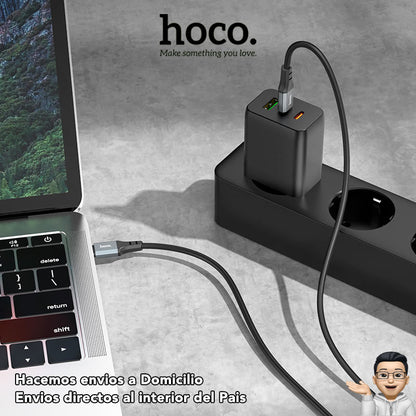 HOCO X92 Cable Tipo C a Tipo C / 60 Watts / 3 metros