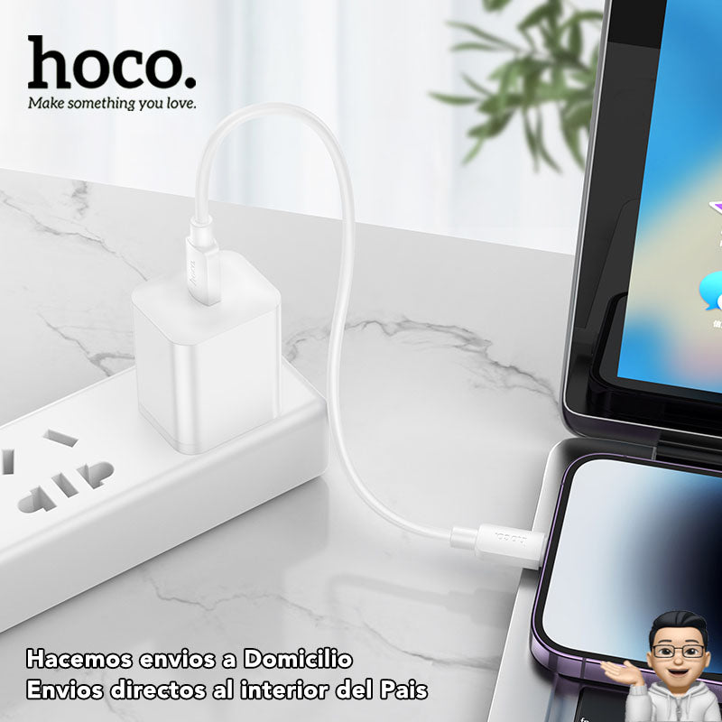 HOCO X96 Cable Tipo C para iPhone / 20 Watts / 0.25 metros