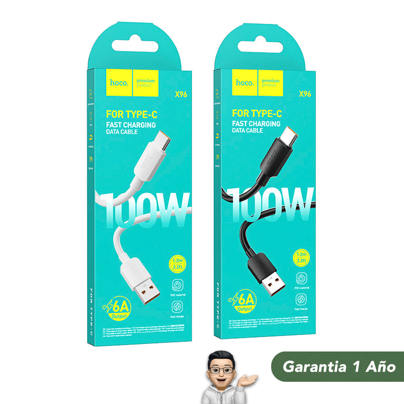 HOCO X96 Cable USB a Tipo C / 100 Watts / 1 metro