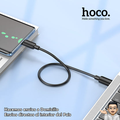 HOCO X96 Cable Tipo C a Tipo C / 60 Watts / 0.25 metros
