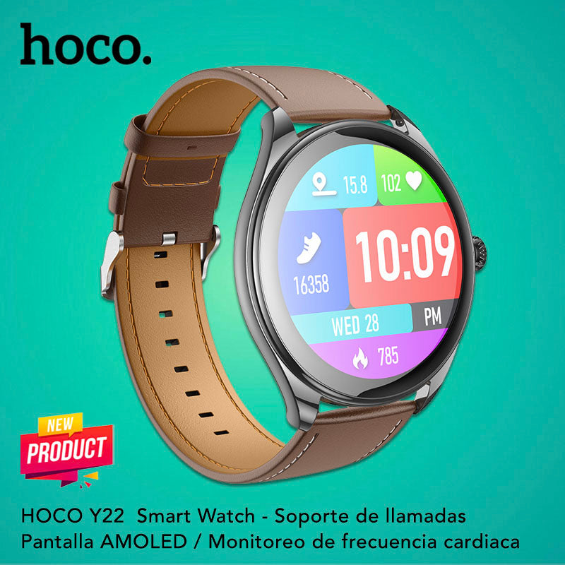 HOCO Y22 Smart Watch AMOLED Soporta Llamadas