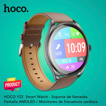 HOCO Y22 Smart Watch AMOLED Soporta Llamadas