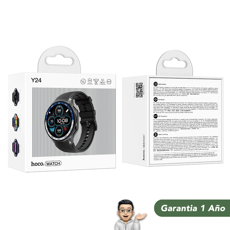 HOCO Y24  Smart Watch AMOLED Soporta Llamadas