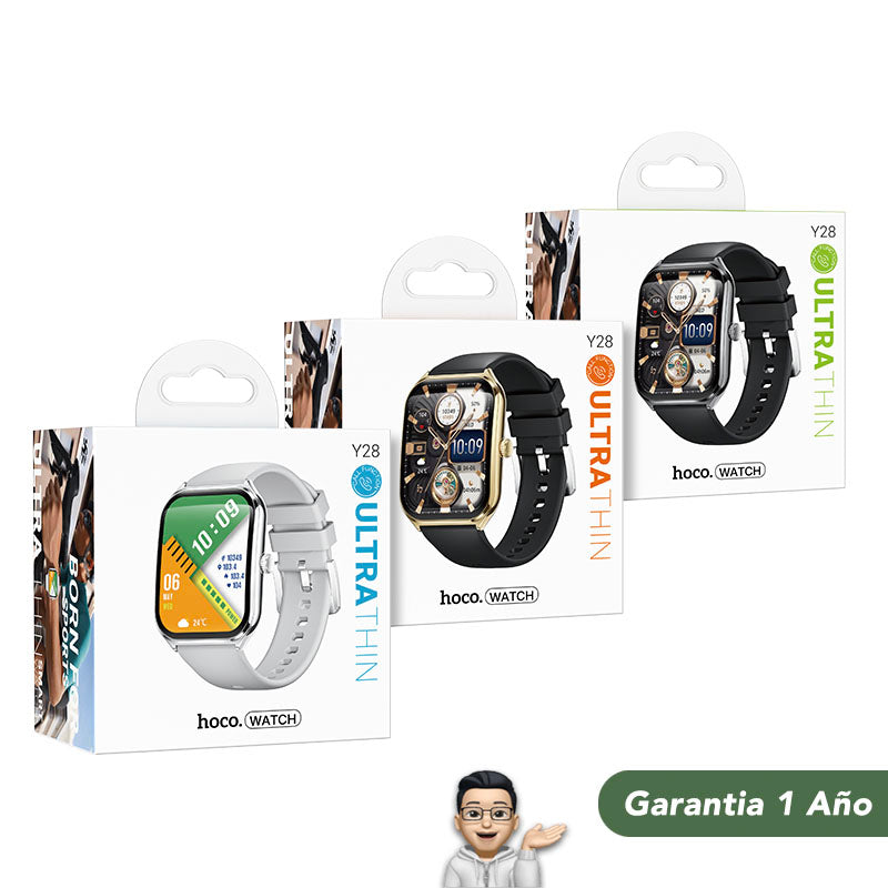 HOCO Y28 Smart Watch AMOLED Soporta Llamadas