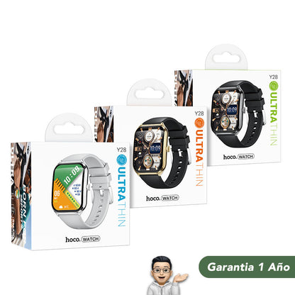 HOCO Y28 Smart Watch AMOLED Soporta Llamadas