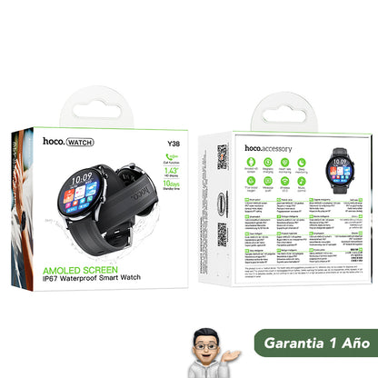 HOCO Y38 Smart Watch AMOLED para Llamadas