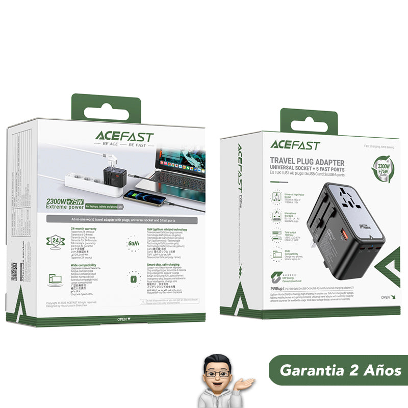 ACEFAST Z1 Cargador Universal carga rápida