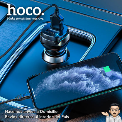 HOCO Z40 Cargador de Auto con cable para iPhone