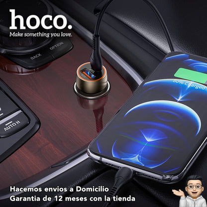 HOCO Z46A Cargador de Auto para iPhone Rápido