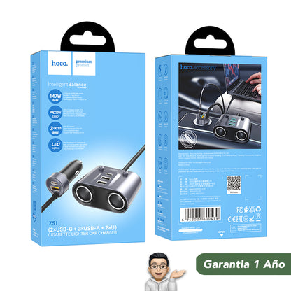 HOCO Z51 Cargador de Auto Súper Rápido