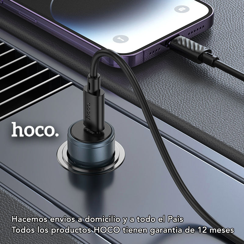 HOCO Z57 Cargador de Auto Rápido 30 Watts