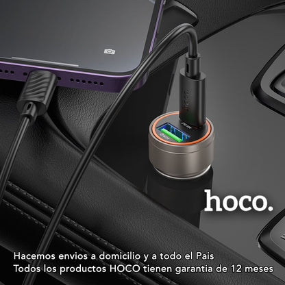 HOCO Z57A Cargador de Auto Rápido 30 Watts