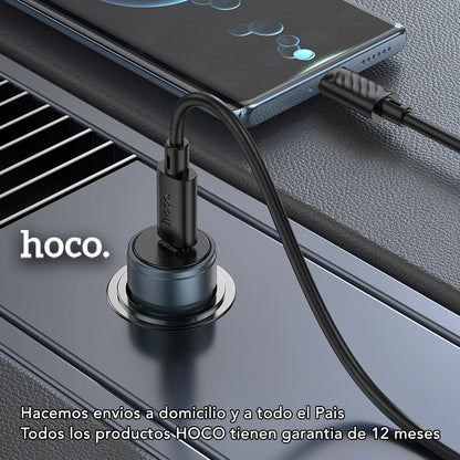 HOCO Z57 Set Cargador de Auto Rápido 30 Watts