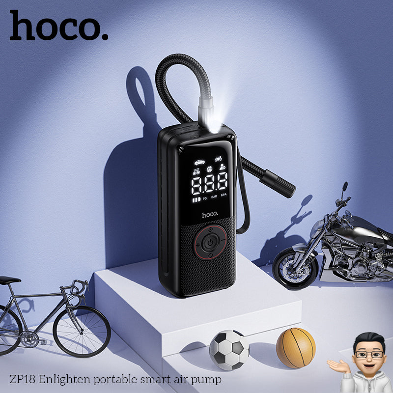HOCO ZP18 Inflador de llantas portátil