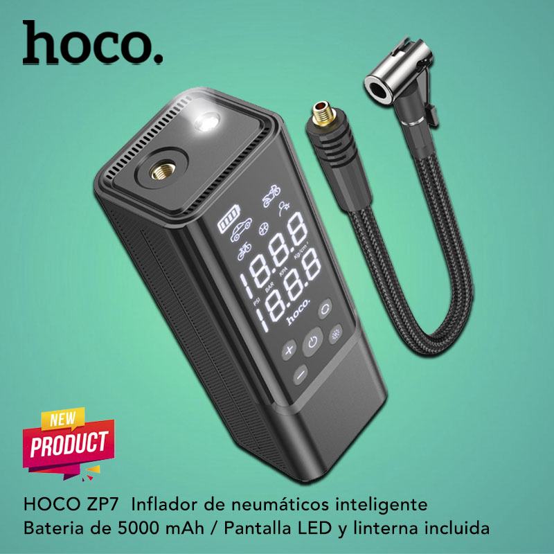 HOCO ZP7  Inflador de llantas portátil