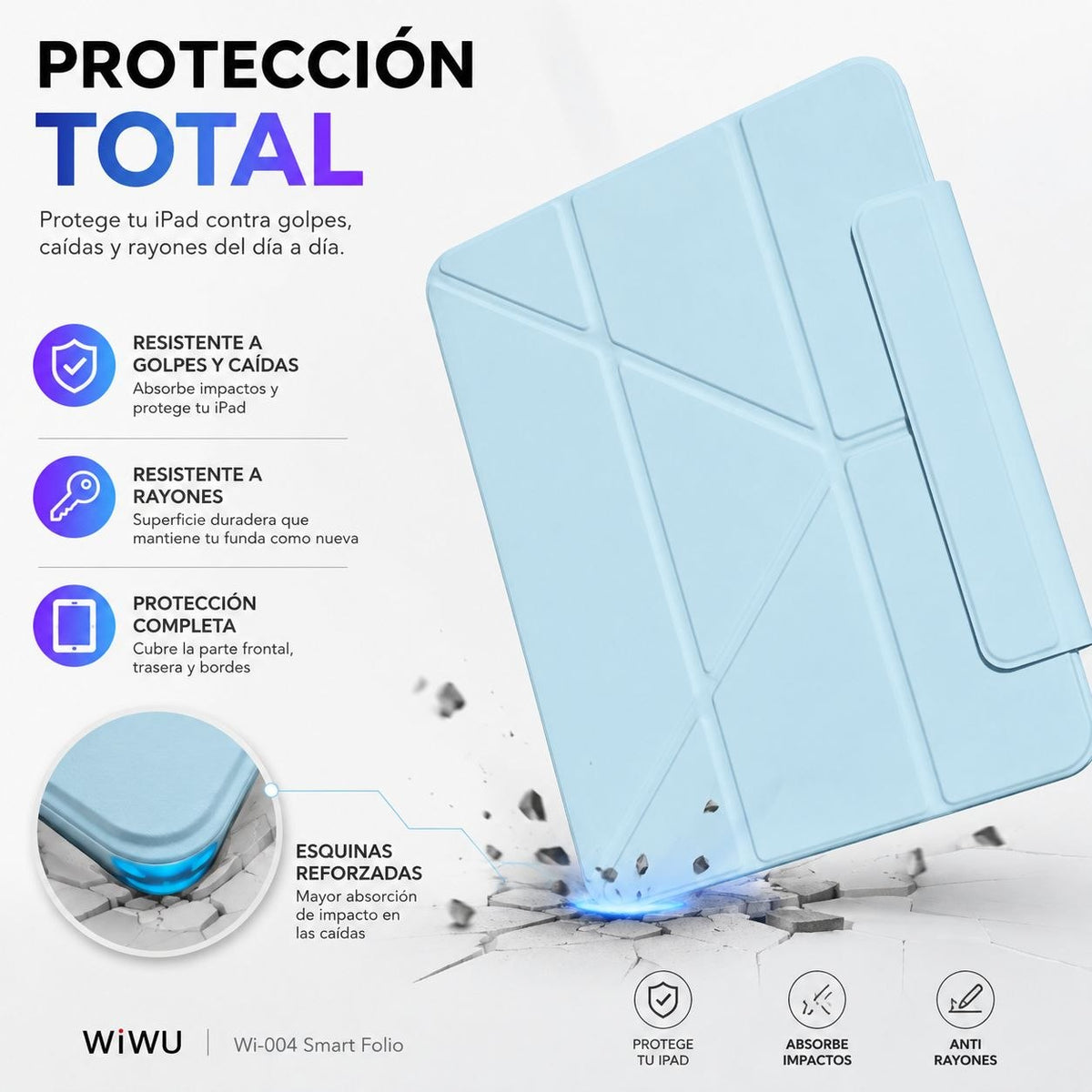 WIWU Wi-004 Funda protectora Magnética para iPad