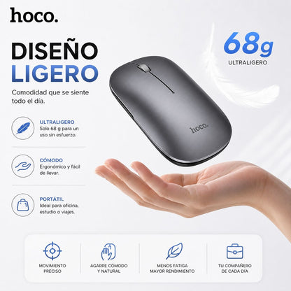 HOCO GM43 Mouse inalámbrico y Bluetooth