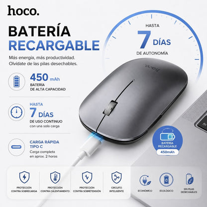 HOCO GM43 Mouse inalámbrico y Bluetooth