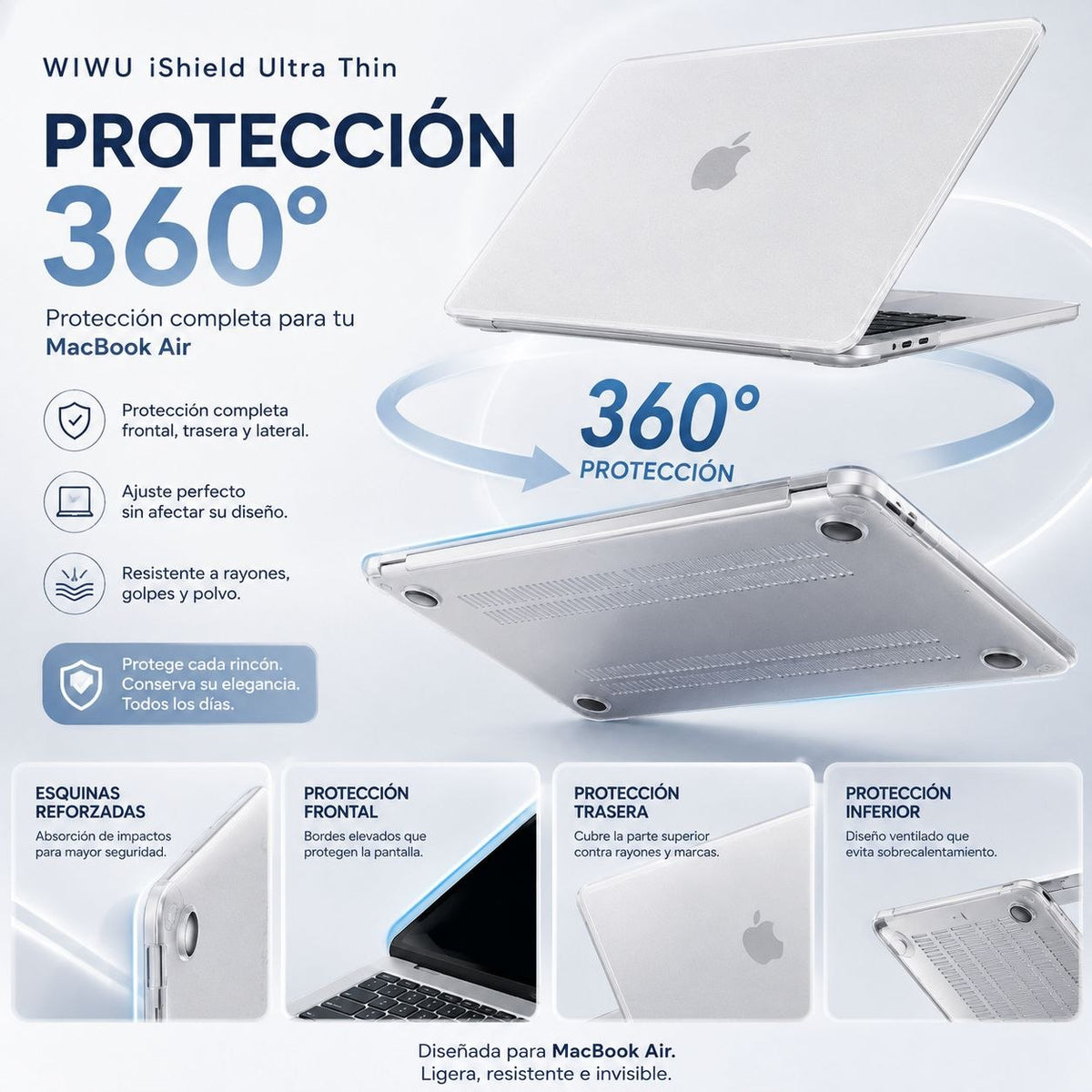 WIWU iShield Funda protectora para MacBook
