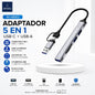 WIWU Wi-HB003 Adaptador HUB Tipo-C 5en1
