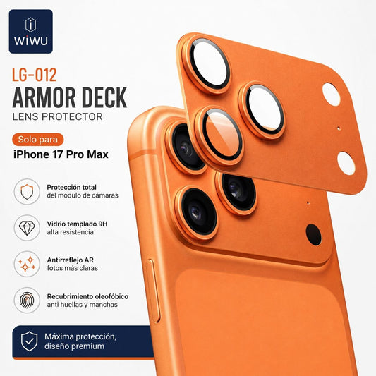 WIWU LG-012 Protector de Cámara iPhone 17 Pro Max