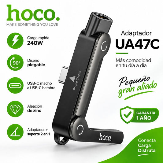 HOCO UA47-A Adaptador de carga y soporte