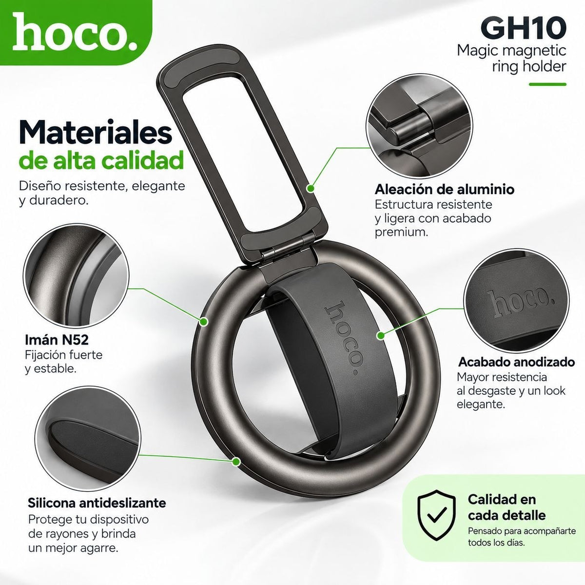 HOCO GH10 Soporte Magsafe anillo