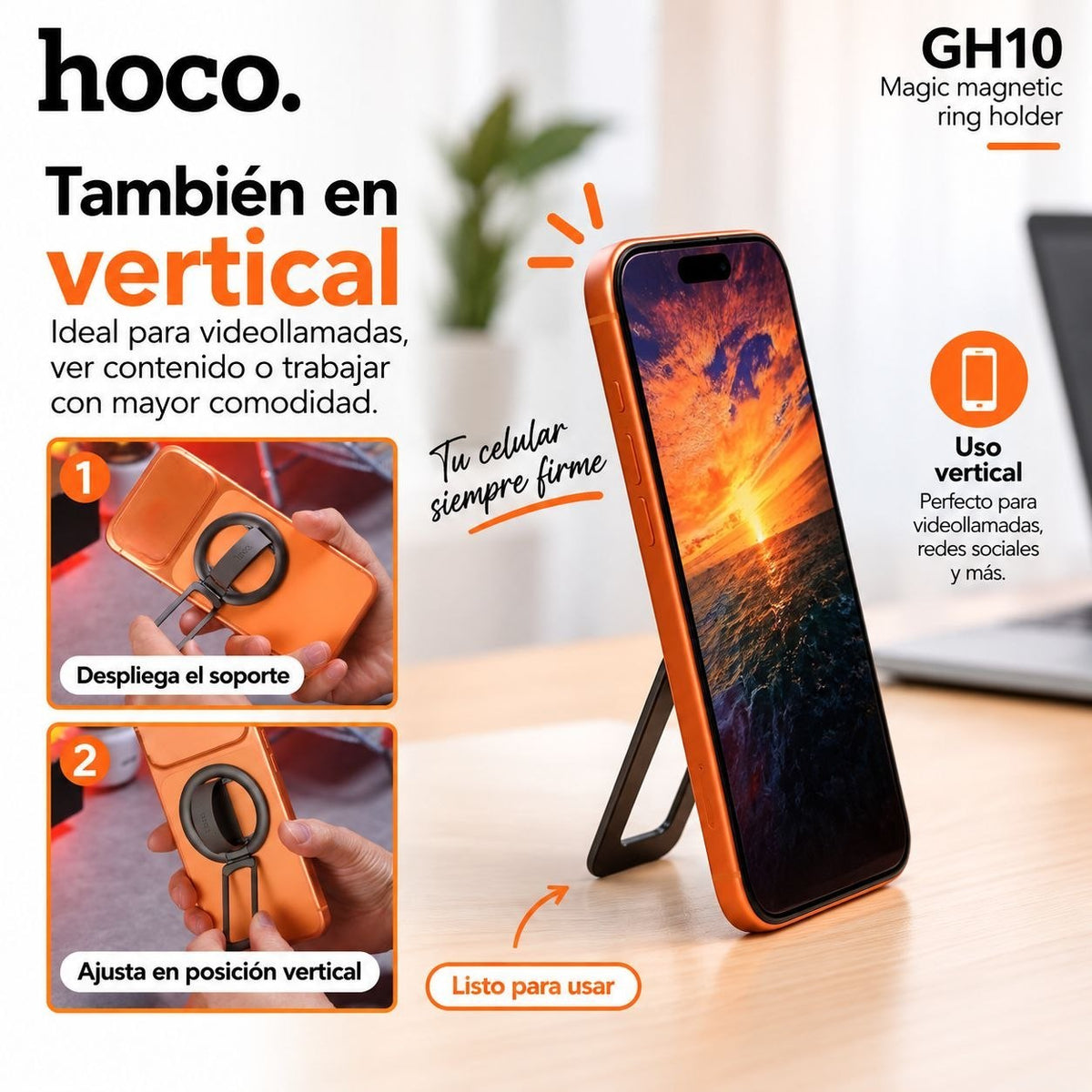 HOCO GH10 Soporte Magsafe anillo