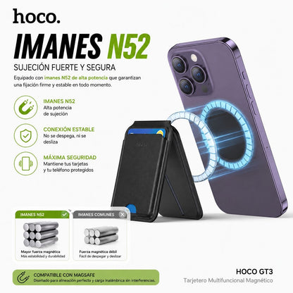 HOCO GT3 Tarjetero Magsafe Multifuncional