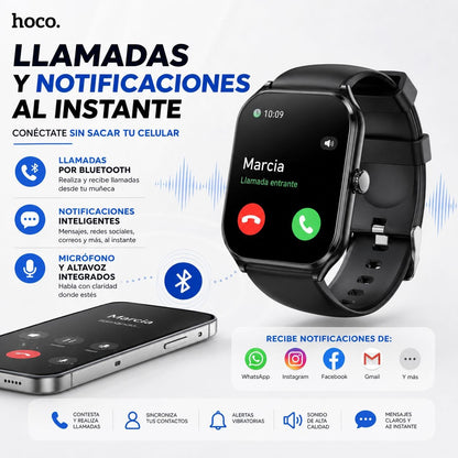 HOCO Y28 Smart Watch AMOLED Soporta Llamadas