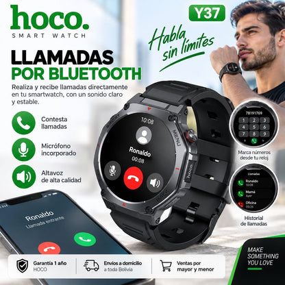 HOCO Y37 Smart Watch AMOLED GPS para Llamadas
