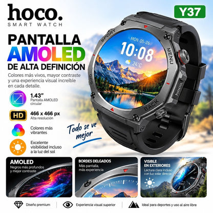HOCO Y37 Smart Watch AMOLED GPS para Llamadas