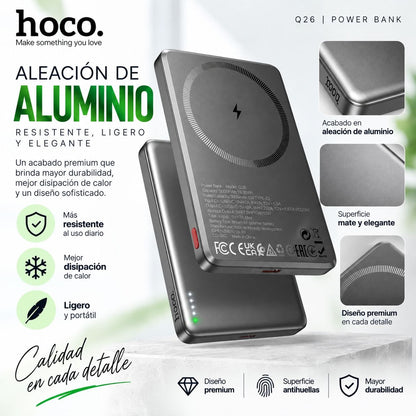 HOCO Q26 de 5000 mAh Carga rápida Magsafe