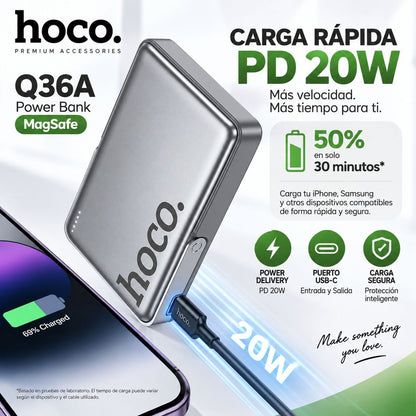 HOCO Q36A de 10000 mAh Carga rápida Magsafe