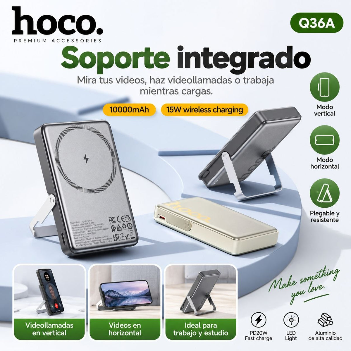 HOCO Q36A de 10000 mAh Carga rápida Magsafe
